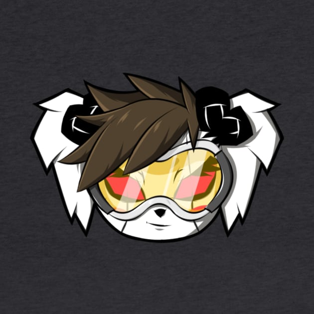 Overwatch Tracer Panda by MsPandAlyssa